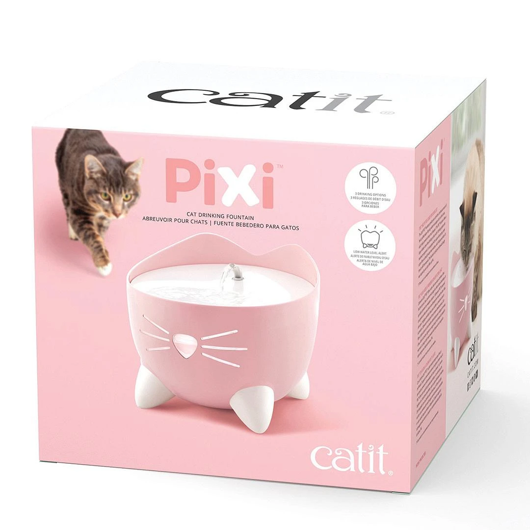 Catit Pixi Drinkfontein Roze Catit Pixi Drinkfontein Roze -Dierbenodigdheden Serie Winkel 0022517437162 pck webl