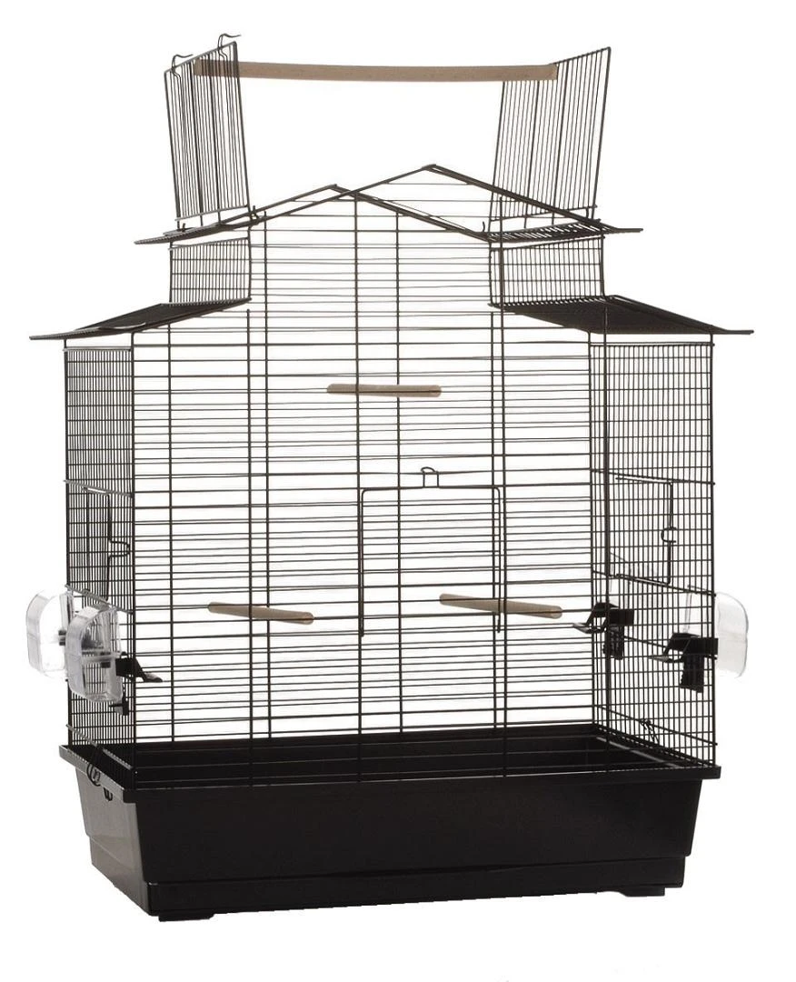 Beeztees vogelkooi Big Iza 3 open zwart Beeztees Vogelkooi Big Iza 3 Open Zwart -Dierbenodigdheden Serie Winkel 0206653