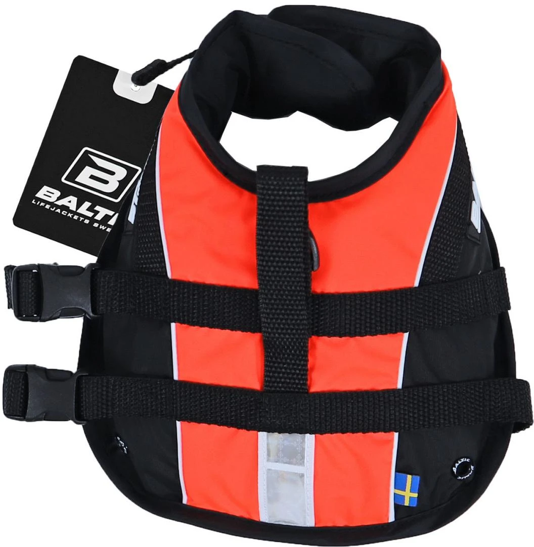 Baltic Hondenzwemvest Mascot Oranje/Zwart Baltic Hondenzwemvest Mascot Oranje/Zwart -Dierbenodigdheden Serie Winkel 0229500