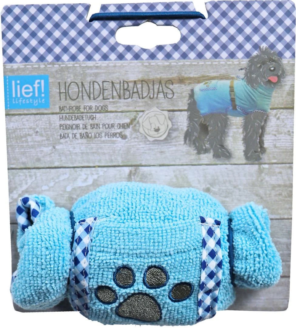 lief! lifestyle Boys badjas Lief! Lifestyle Boys Badjas -Dierbenodigdheden Serie Winkel 0429900