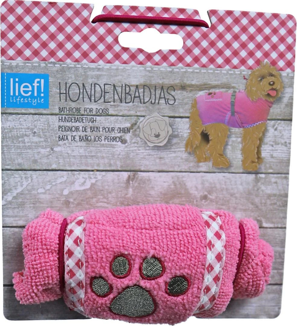 lief! lifestyle Girls badjas Lief! Lifestyle Girls Badjas -Dierbenodigdheden Serie Winkel 0429920