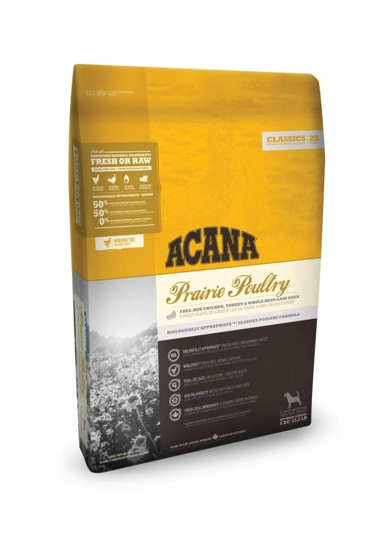 Acana Classics hondenvoer Prairie Poultry 6 kg Acana Classics Hondenvoer Prairie Poultry 6 Kg -Dierbenodigdheden Serie Winkel 115702
