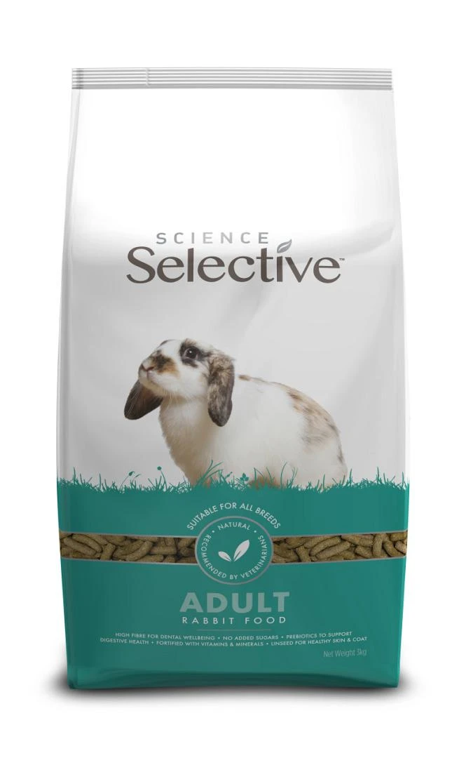 Supreme Science Selective Rabbit 3 kg Supreme Science Selective Rabbit 3 Kg -Dierbenodigdheden Serie Winkel 4181 Rabbit 3kg 5015622204441