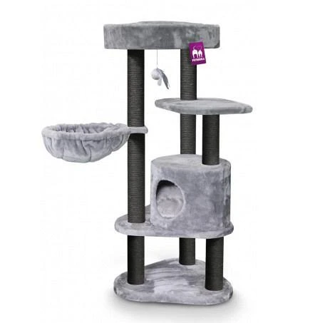 Petrebels krabmeubel Kings & Queens Charlotte 134 grey Petrebels Krabmeubel Kings & Queens Charlotte 134 Grey -Dierbenodigdheden Serie Winkel 431182