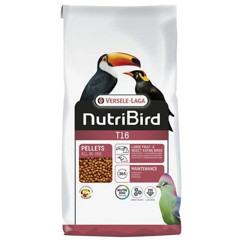 Versele-Laga NutriBird T16 10 kg Versele-Laga NutriBird T16 10 Kg -Dierbenodigdheden Serie Winkel 5410340221358