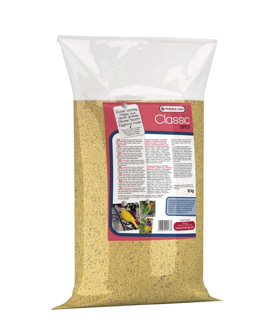 Versele-Laga Classic Eivoer vochtig 10 kg Versele-Laga Classic Eivoer Vochtig 10 Kg -Dierbenodigdheden Serie Winkel 5410340241783
