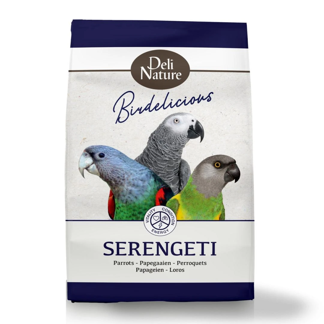 Deli Nature Birdelicious Papegaaien Serengeti 2 kg Deli Nature Birdelicious Papegaaien Serengeti 2 Kg -Dierbenodigdheden Serie Winkel 5411860806452