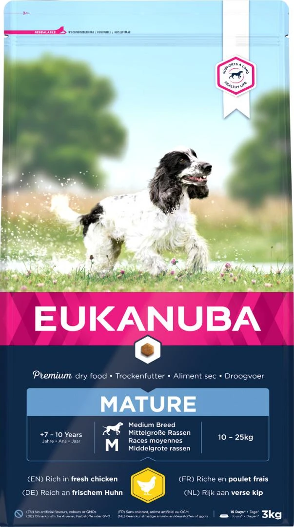 Eukanuba hondenvoer Thriving Mature Medium Breed 3 kg Eukanuba Hondenvoer Thriving Mature Medium Breed 3 Kg -Dierbenodigdheden Serie Winkel 8710255120980