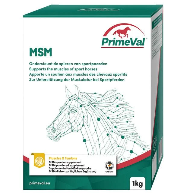 PrimeVal MSM 1 kg PrimeVal MSM 1 Kg -Dierbenodigdheden Serie Winkel 8711231198283 MSM