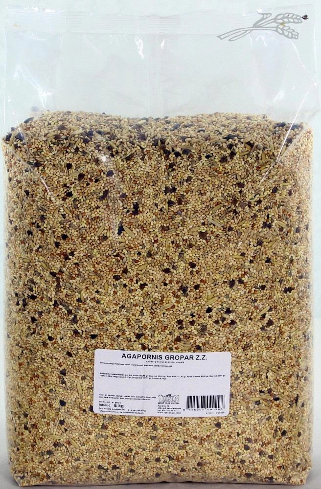 Agapornis - Grote Parkiet zonder Zonnepitten 5 kg Agapornis - Grote Parkiet Zonder Zonnepitten 5 Kg -Dierbenodigdheden Serie Winkel 8715207090298 1