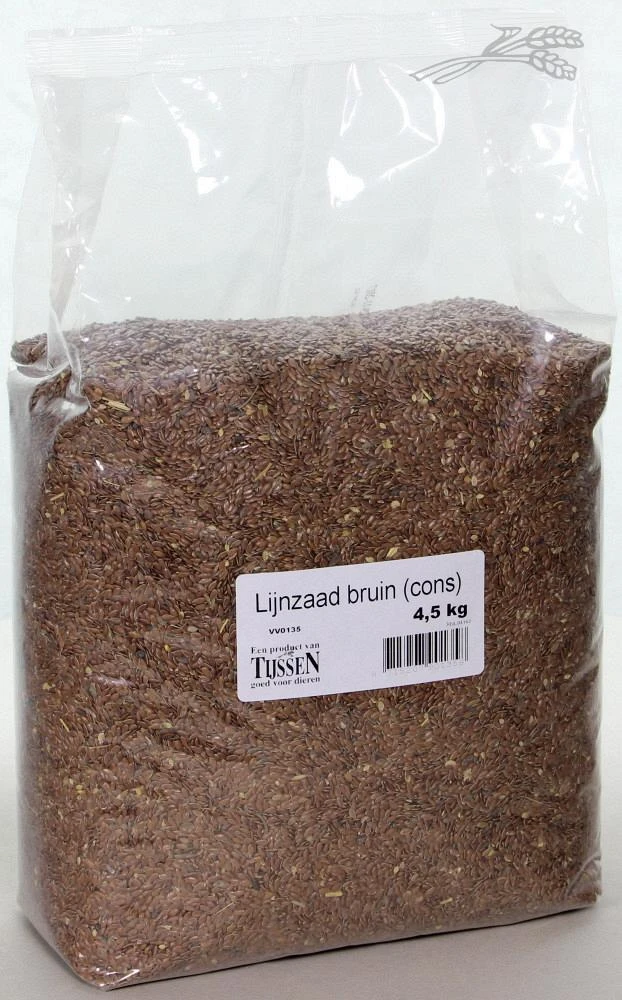 Lijnzaad Bruin 4,5 kg Lijnzaad Bruin 4,5 Kg -Dierbenodigdheden Serie Winkel 8715207901358