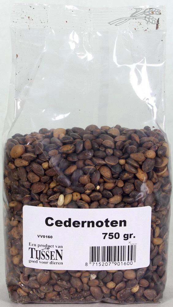 Cedernoten 750 gr Cedernoten 750 Gr -Dierbenodigdheden Serie Winkel 8715207901600 1