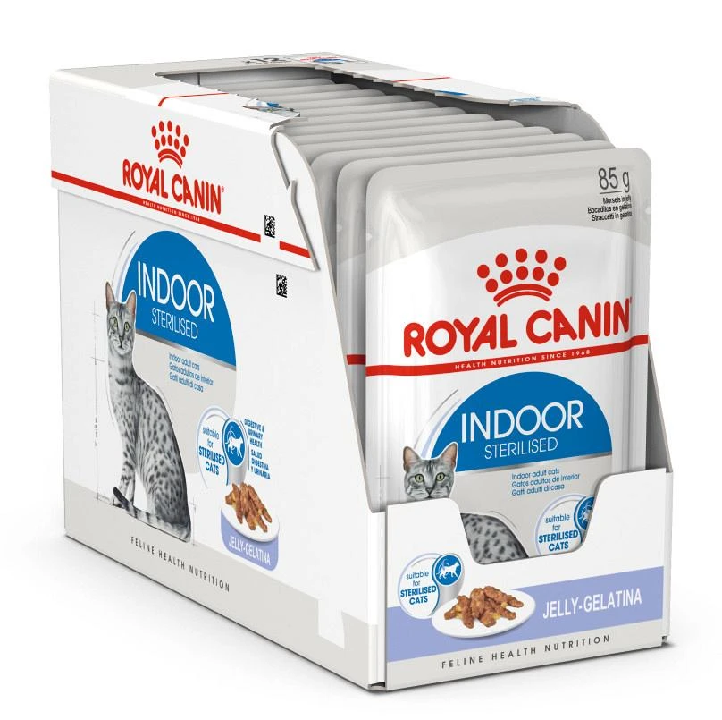 Royal Canin kattenvoer Indoor in Jelly 12 x 85 gr Royal Canin Kattenvoer Indoor In Jelly 12 X 85 Gr -Dierbenodigdheden Serie Winkel Indoor in Jelly