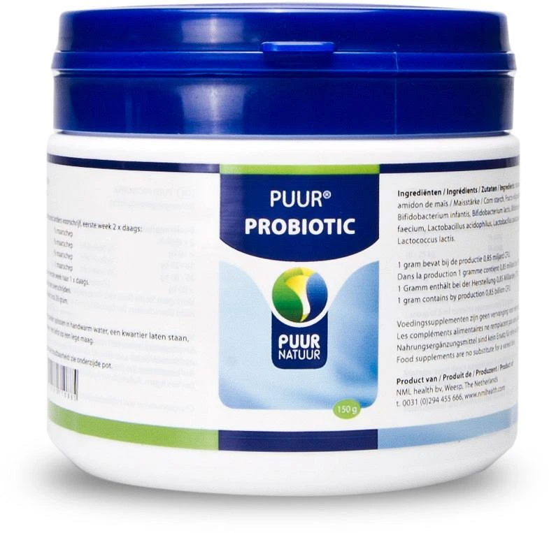 PUUR Probiotic 150 gr PUUR Probiotic 150 Gr -Dierbenodigdheden Serie Winkel PUUR Probiotic 150 g