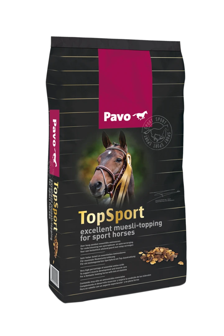 Pavo TopSport 15 kg Pavo TopSport 15 Kg -Dierbenodigdheden Serie Winkel Pack TopSport links 8714765909325