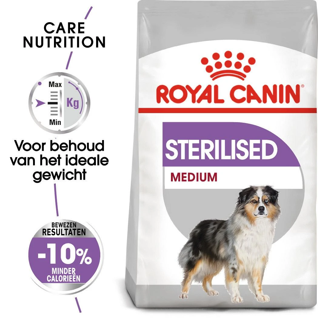 Royal Canin hondenvoer Sterilised Medium 12 kg Royal Canin Hondenvoer Sterilised Medium 12 Kg -Dierbenodigdheden Serie Winkel RVQFS7 D