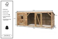 Voldux Kippen- Of Konijnenhok Brit XL 5 Voldux Kippen- Of Konijnenhok Brit XL -Dierbenodigdheden Serie Winkel Voldux Kippenren Brit XL 8720569162309 5