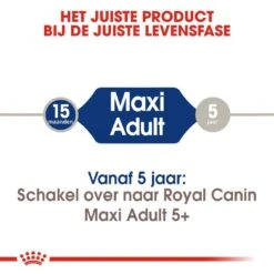 Royal Canin Hondenvoer Maxi Adult 15 Kg -Dierbenodigdheden Serie Winkel royal canin maxi adult volwassen hond grote hondenrassen hero image 9